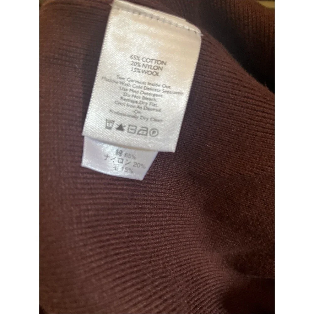 NWT Eddie Bauer Men's Fleece Convector Half-Zip Sweater Sz L TALL Wine Mahogany - Picture 8 of 10